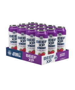 Beef XP Cans, Mixed Berry - 12 x 500 ml.