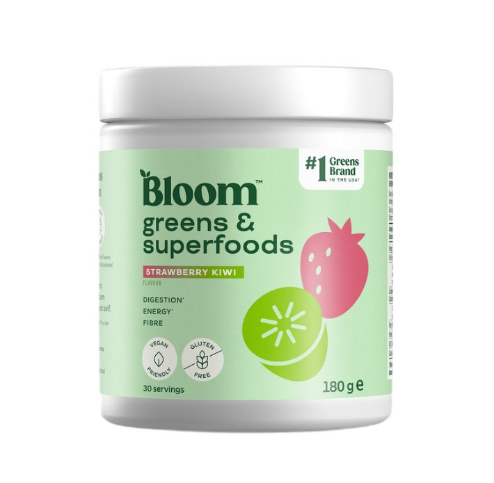 Bloom - Greens & Superfoods, Strawberry Kiwi - 180g