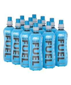 Bodyfuel Electrolyte & Vitamin Water, Icy Blue Raz - 12 x 500 ml.