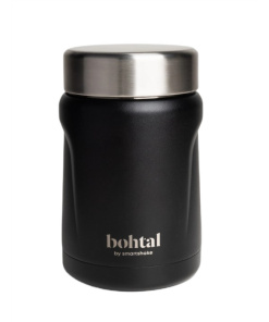 Bohtal Insulated Food Jar, Black - 550 ml.