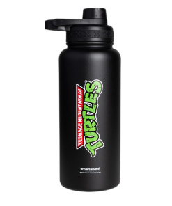 Bohtal Insulated Sports Bottle - TMNT, Classic Logo Black - 960 ml.