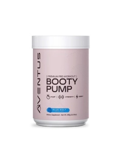 Booty Pump - Premium Pre-Workout, Blue Bolt - 390g