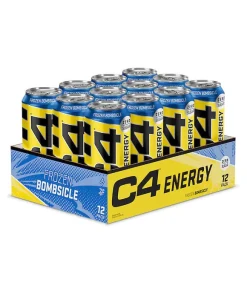 Bevanda energetica C4 Explosive, ghiacciolo Frozen Bombsicle - 12 x 500 ml.
