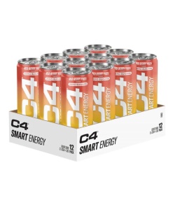 C4 Smart Energy, Red Berry Yuzu - 12 x 330 ml.