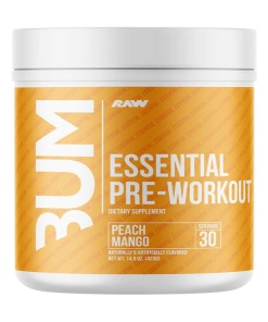 CBUM Essential Pre-Workout, Peach Mango - 423g