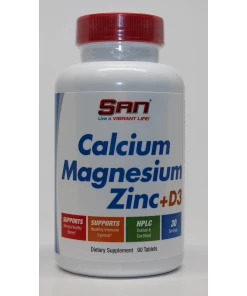 Calcium Magnesium Zinc + D3 - 90 tablets