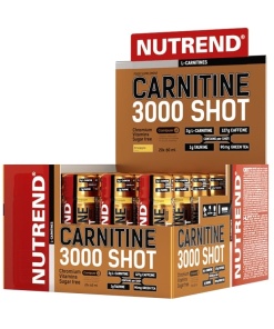 Carnitine 3000 Shot, Strawberry - 20 x 60 ml.