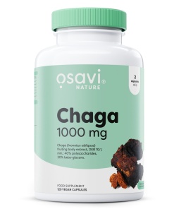 Chaga, 1000mg - 120 vegan caps