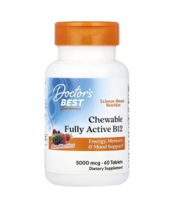 Chewable Fully Active B12, Mixed Berries - 60 tabs