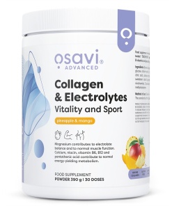 Collagen Electrolytes Vitality and Sport, Pineapple & Mango - 390g