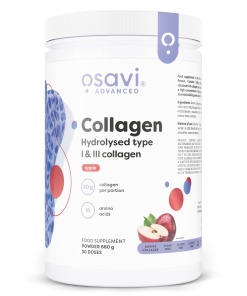 Collagen Hydrolysed Type I & III, Apple - 660g