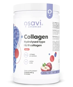 Collagen Hydrolysed Type I & III, Apple - 660g