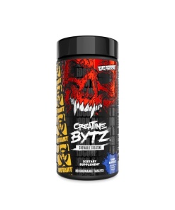 Creatine Bytz Chewables, Tang Blue Razz - 80 chewables