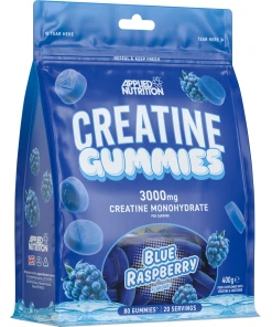 Kreatin-Gummibärchen, Blaue Himbeere – 80 Gummibärchen
