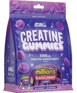 Creatine Gummies, Millions Blackcurrant - 80 gummies