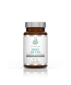 Daily D3 + K2 - 60 vegan tabs