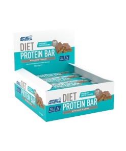 Diet Protein Bar, Chocolate Salted Caramel - 12 x 45g