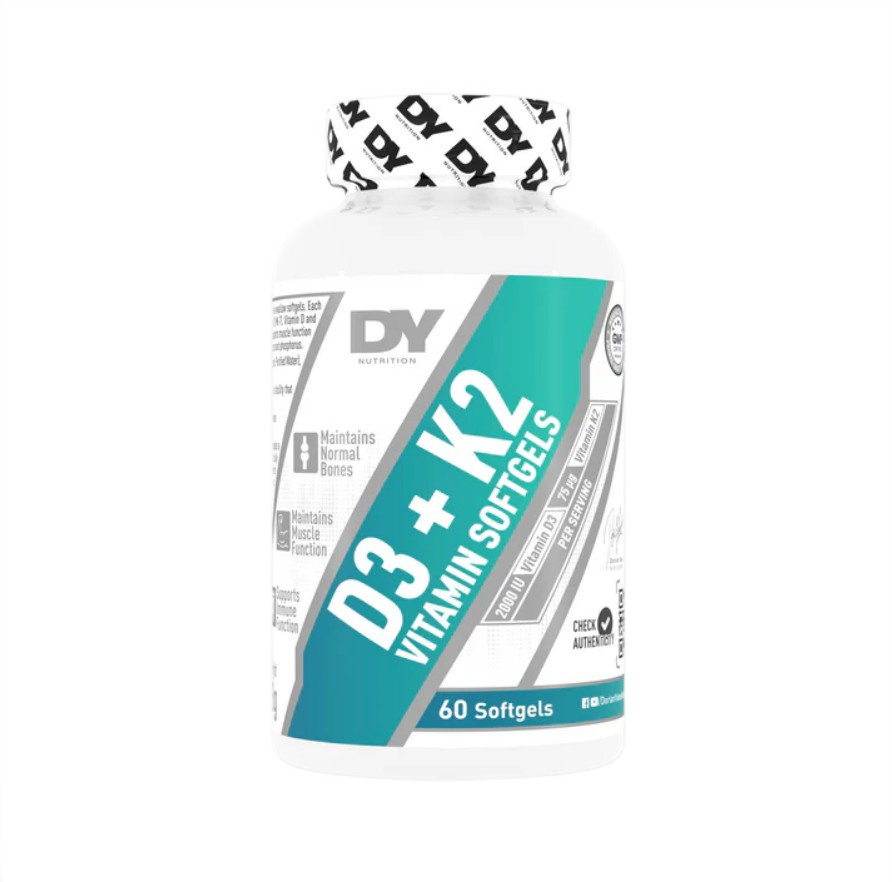 Dorian Yates - Vitamin D3+K2 - 60 softgels