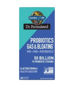 Dr. Formulated Probiotics Gas & Bloating - 30 vcaps