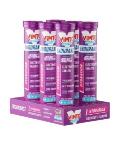 Endurance Hydration Electrolyte Effervescent Tablets, Vimto - 6 x 20 tabs