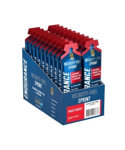Endurance Sprint Isotonic Energy Gel + Caffeine, Fruit Burst - 20 x 60g