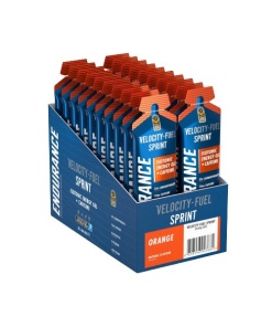 Endurance Sprint Isotonic Energy Gel + Caffeine, Orange - 20 x 60g