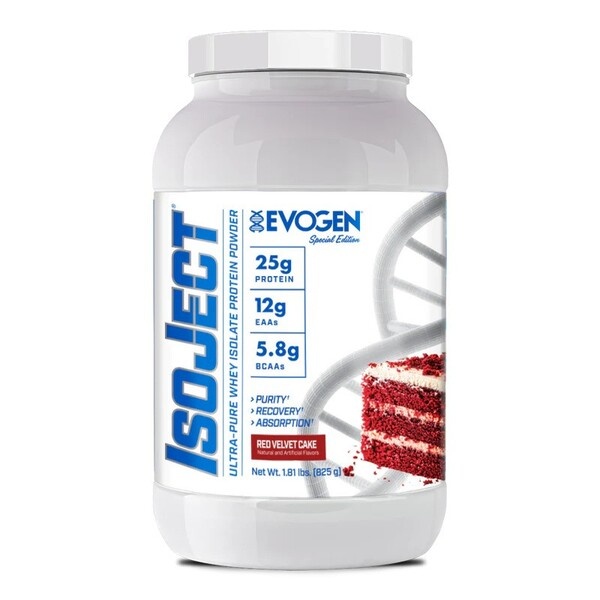 Evogen - IsoJect, Red Velvet Cake - 825g