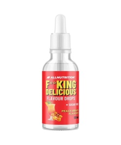 Fitking Delicious Flavour Drops, Peach Beach - 50 ml.
