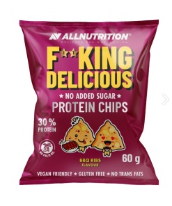 Fitking Delicious Protein Chips, BBQ Ribs - 60g