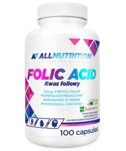 Folic Acid, 600mcg - 100 caps