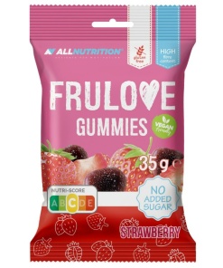 Frulove Gummies, Strawberry - 35g