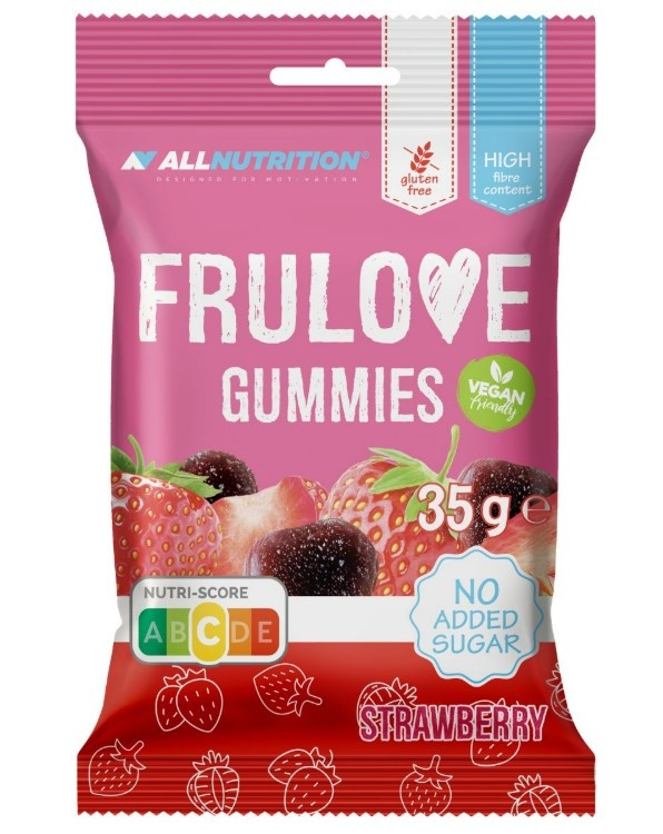Frulove Gummies, Strawberry - 35g