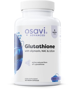 Glutathione with Silymarin, NAC & LOLA - 120 vegan caps