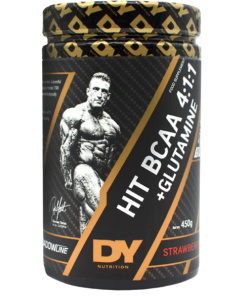 HIT BCAA 4:1:1 + Glutamine, Strawberry - 450g