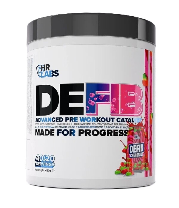 HR Labs - Defib Advanced Pre Workout Catalyst, Cherryade - 420g