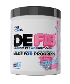 HR Labs - Defib Advanced Pre Workout Catalyst, Fizzy Bubble Gum - 440g