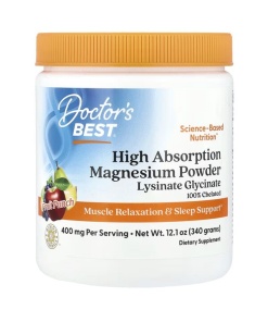 High Absorption Magnesium Powder, Fruit Punch - 340g