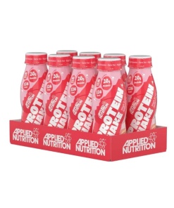 High Protein Shake, Strawberries & Cream (EAN 05056555202074) - 8 x 330 ml.