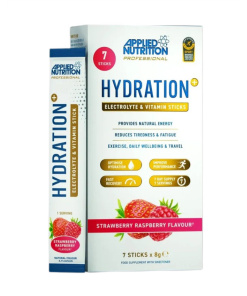 Hydration + Electrolyte & Vitamin Powder Stick Packs, Strawberry Raspberry - 7 x 8g