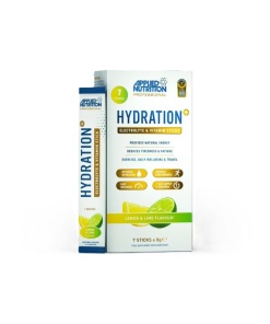 Hydration + Electrolyte & Vitamin Poweder Stick Packs, Lemon & Lime - 7 x 8g