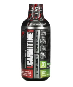 L-Carnitine 3000, Green Apple - 473 ml.