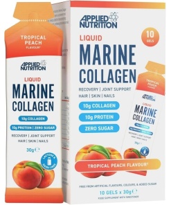 Liquid Marine Collagen, Tropical Peach - 10 x 30g