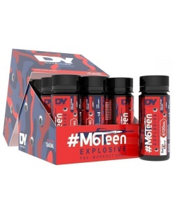 #M6Teen Explosive Pre-Workout Shot, Cherry - 12 x 60ml.