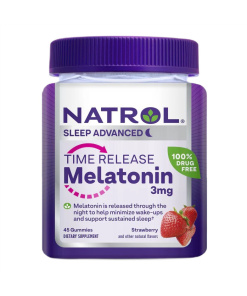 Melatonin Time Release, 3mg (Strawberry) - 45 gummies