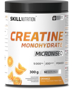 Micronised Creatine Monohydrate Flavoured, Orange - 300g