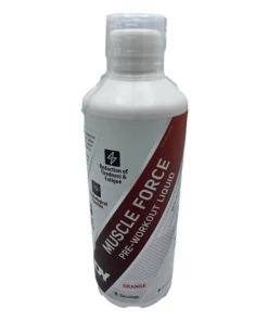 Muscle Force Liquid Pre-Workout, Orange - 500 ml.