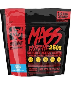 Mutant Mass Extreme 2500, Cookies & Cream - 2720g