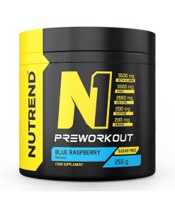 N1 Pre-Workout, Blue Raspberry - 255g