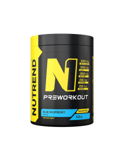 N1 Pre-Workout, Blue Raspberry - 510g