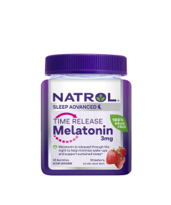 Natrol Melatonin Gummy 3 mg  (65 gummies, Strawberry)